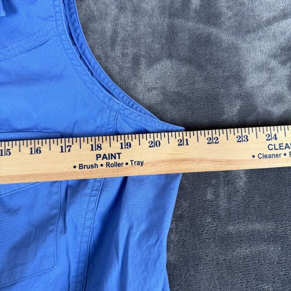 Carhartt For Women Sleeveless Pearl Snap Up Shirt Size XL Pockets Baby Blue - Picture 3 of 6